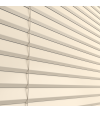 L-Shaped Soft Chalk White Venetian Blinds