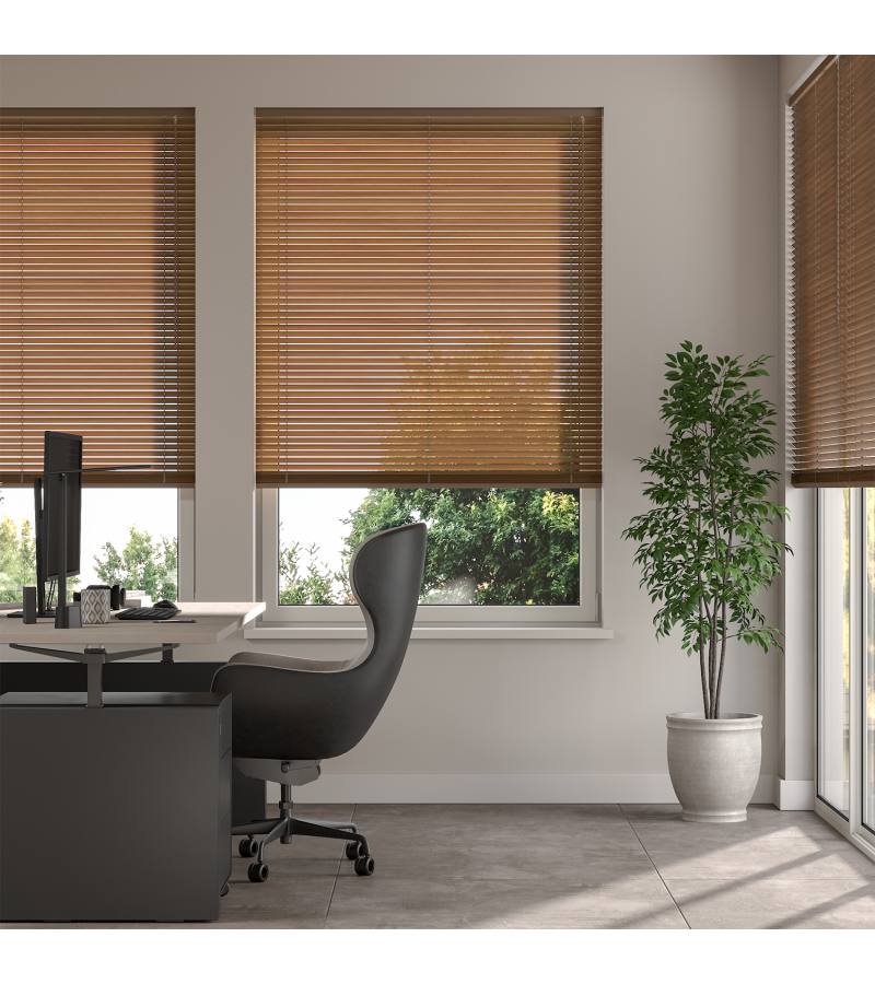 Walnut Wood Venetian Blinds
