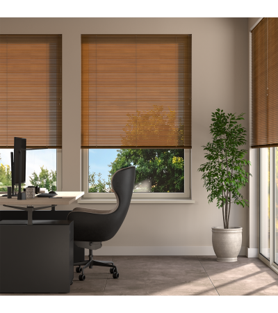 Walnut Wood Venetian Blinds