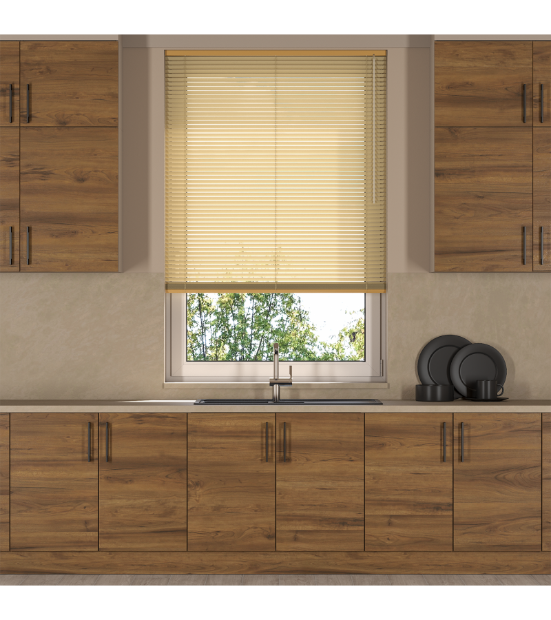 Metallic Gold Venetian Blinds