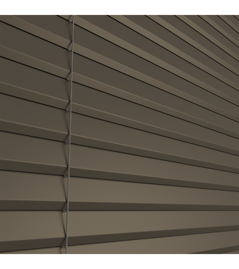 L-Shaped Shimmer Quartz Grey Venetian Blinds
