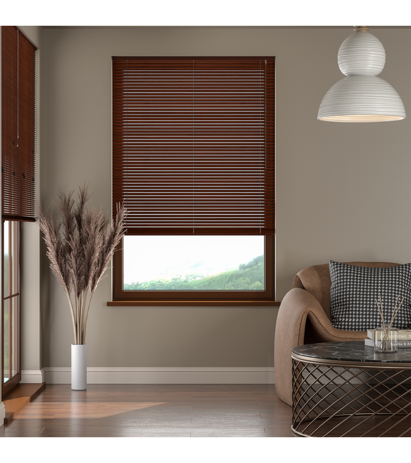 Cherry Mahogany Venetian Blinds