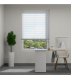 L-Shaped Glossy White  Venetian Blinds