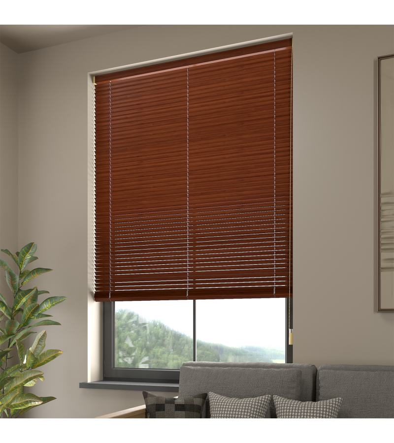 Cherry Mahogany Venetian Blinds