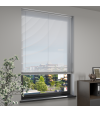 L-Shaped Light Grey Venetian Blinds