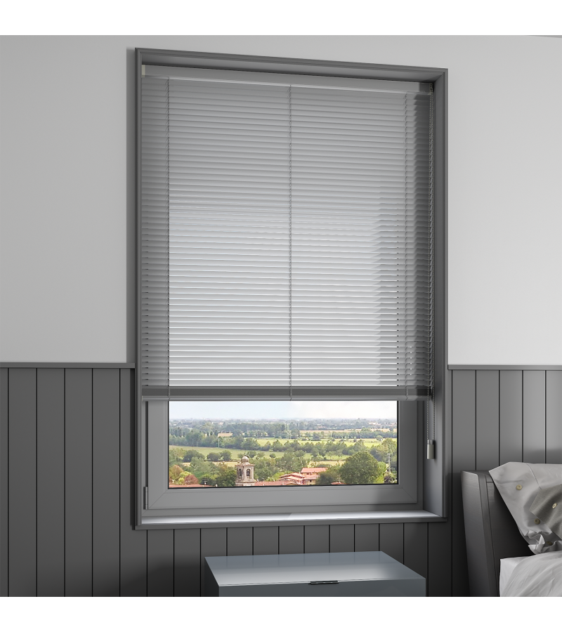 Dark Grey Venetian Blinds