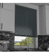 L-Shaped Anthracite Grey Venetian Blinds
