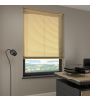 L-Shaped Metallic Gold Venetian Blinds