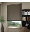 L-Shaped Shimmer Quartz Grey Venetian Blinds