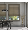 L-Shaped Shimmer Quartz Grey Venetian Blinds