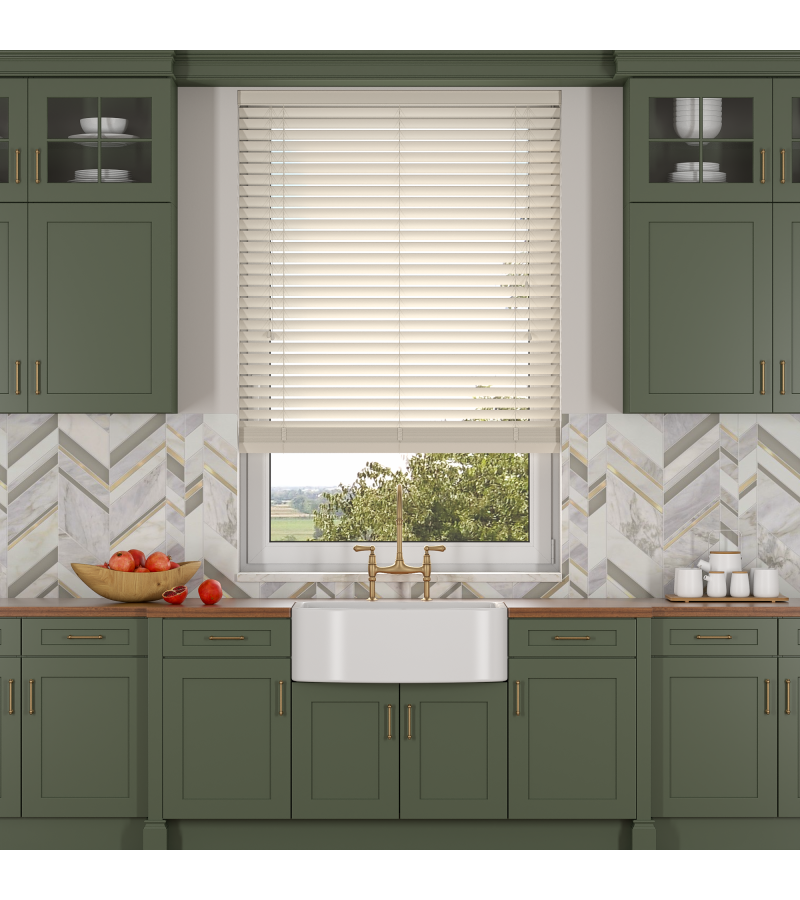 Ivory Shade Wooden Blinds Ivory Shade Wooden Blinds