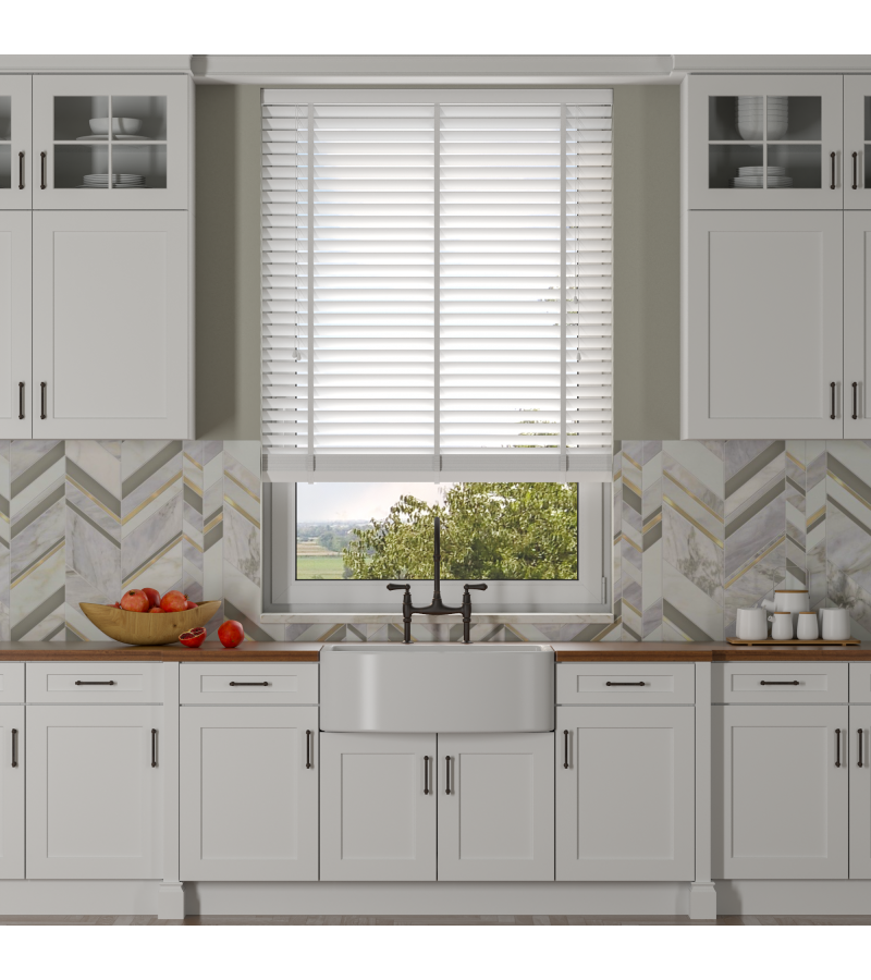 Gloss White Wooden Blinds Gloss White Wooden Blinds