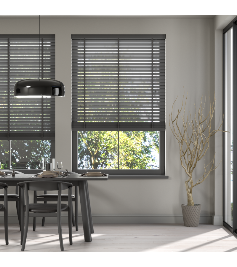 Dove Gray Wooden Blinds Dove Gray Wooden Blinds