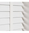 Gloss White Wooden Blinds Brilliant White wooden venetian blind with tapes