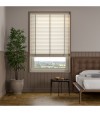 Gloss White Wooden Blinds Chalk White wooden venetian blind with tapes