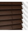 Dove Gray Wooden Blinds Dark Walnut wooden venetian blind
