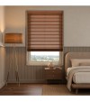Dove Gray Wooden Blinds Cocoa Walnut wooden venetian blind