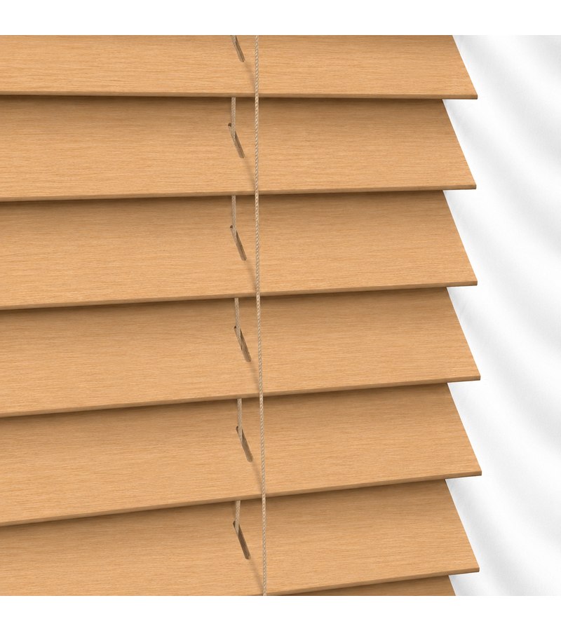Gloss White Wooden Blinds Natural Bamboo wooden venetian blind