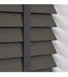 Slate Grey wooden venetian blind with tapes