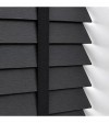Gloss White Wooden Blinds Anthracite wooden venetian blind with tapes