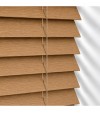 Gloss White Wooden Blinds Light Oak faux wood venetian blind