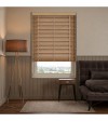 Gloss White Wooden Blinds Light Oak faux wood venetian blind with tapes