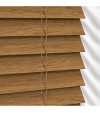 Gloss White Wooden Blinds Golden Oak faux wood venetian blind