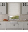 White Fine Grain wooden venetian blind with tapes