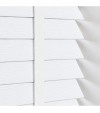 White Fine Grain wooden venetian blind with tapes
