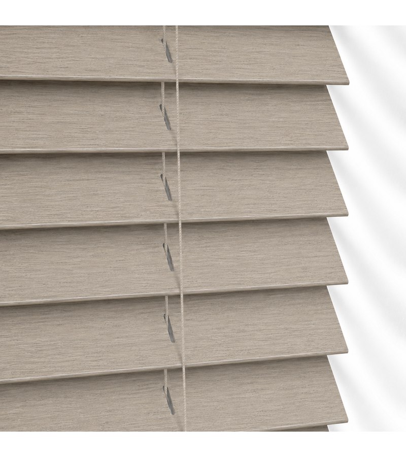 Stone Greige wooden venetian blind