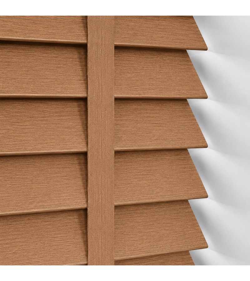 Gloss White Wooden Blinds Natural Oak wooden venetian blind with tapes