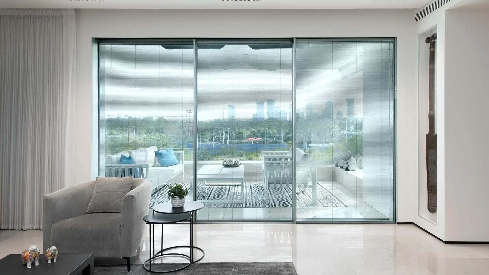 Integrated blinds in windows
